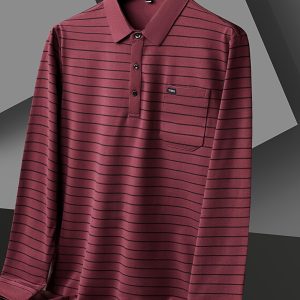 Springu002FAutumn Men's Long Sleeve Simple Elegant High-End Soft Light Beige-Friendly Daily Wear 2025 Newest Shirt - SINBOS