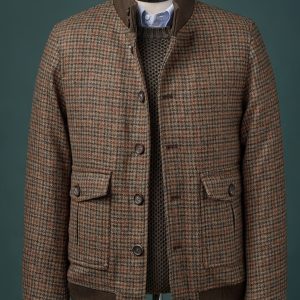 2025 Autumn Winter New Plaid Houndstooth Light Business Elegant Commuter Casual British Italian Button Pocket Winter Coat Suit Jacket